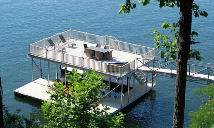 Cullman House | Cozy in the Cove: Smith Lake Cullman County: Private Dock! Year Round Water