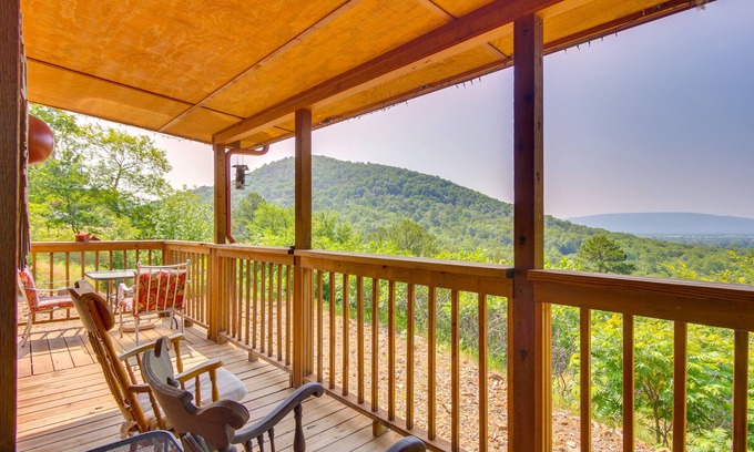 Clayton Cabin | Cozy Lake Sardis Cabin w/Stunning View!