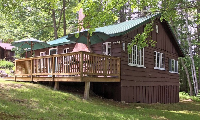 Bristol Cottage | Cozy, lodge-style cottage in wooded, quiet lakeside neighborhood