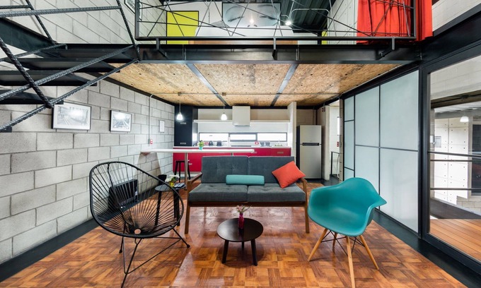 Alvaro Obregon Apartment | Cozy Loft industrial style