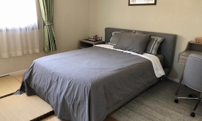Cupertino House | Cozy Master Bedroom at Cupertino