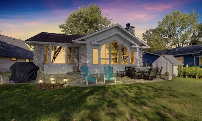Mullett Lake Cottage | Cozy Mullett Lake Paradise- Lakefront property with Year-Round Recreation!