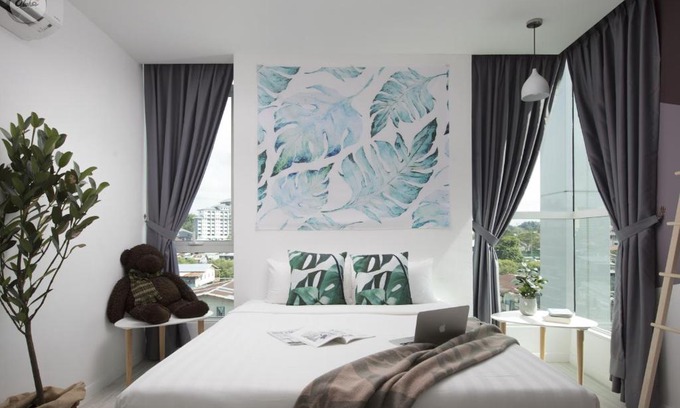 Kampung Sembulan Baru Apartment | Cozy Nature Inspired Loft opposite Imago 1BR suite UNIT A