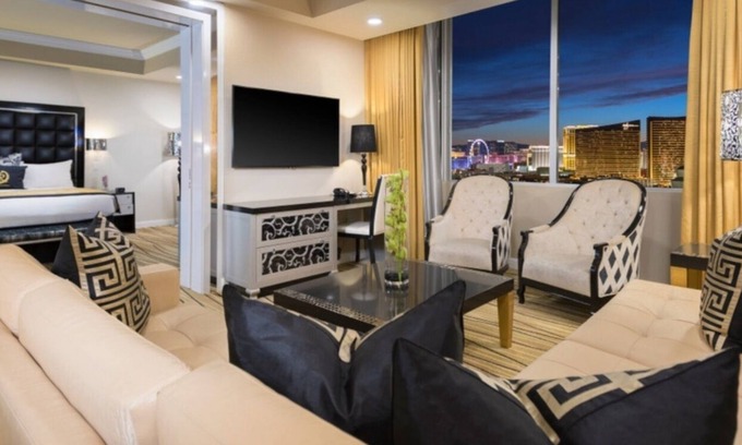 Winchester Resort | Cozy Presidential 2-bedroom suite in marvelous Las Vegas with fitness room, WiFi