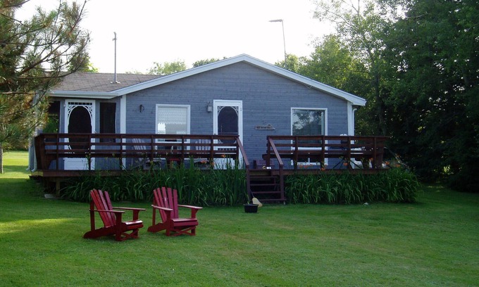 Eglington Cottage | Cozy, private ocean/beach front cottage with spectacular views in Fortune PEI