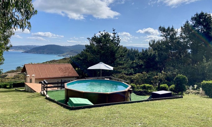 Santa Marta de Ortigueira House | Cozy, private oceanfront cottage with pool just steps to the beach!