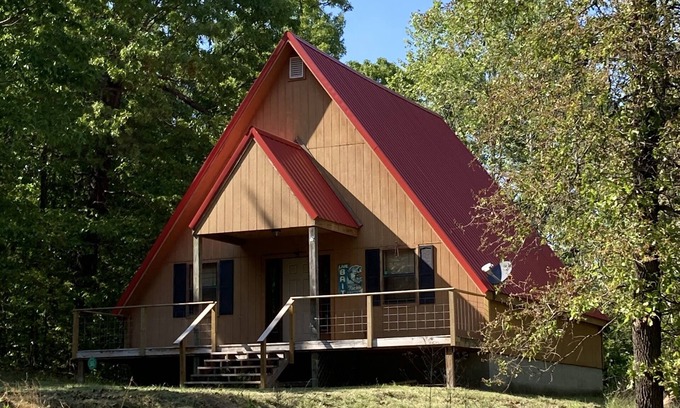 Eucha House | Cozy Rustic Cabin in the Woods near Grand Lake