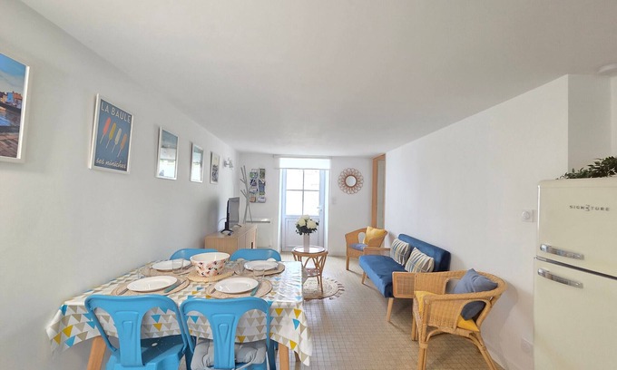 Saint-Brevin-les-Pins House | Cozy Seaside Retreat: 2BR, 4 Sleeps, Steps to Beach & Shops, Private Garden