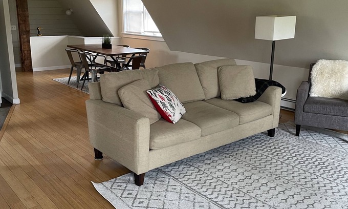 Morrisville Apartment | Cozy ski retreat on 200 acres of private groomed cross country ski trails.