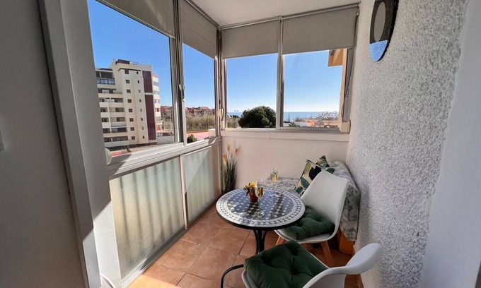 Torrox Costa Apartment | Cozy studio with AC and WiFi in adorable AN