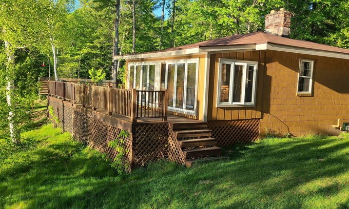 Champion Cottage | Cozy Sunset Lake Cottage on Fish Lake off of ATV /Snowmobile trail 5!