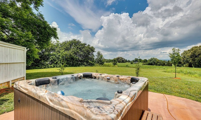 Winchester House | Cozy Tennessee Abode w/Private Hot Tub & Fire Pit