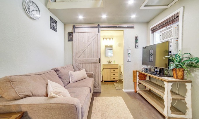 Meridian Apartment | Cozy Tiny Home: 1 Mi to The Village at Meridian