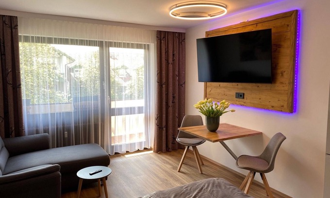 Bad Griesbach-Therme Apartment | Cozy vacation apartment (30 sqm) for up to two people with balcony and view of the countryside