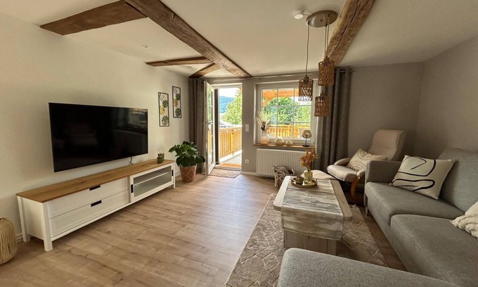 Lauenfoerde Apartment | Cozy vacation apartment with large terrace directly on the Weser