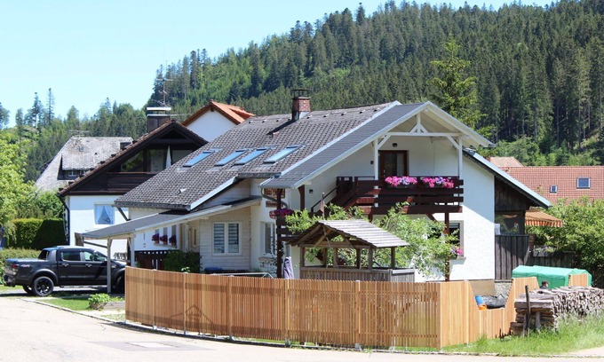 St. Blasien Apartment | Cozy vacation apartment for families with playground by the forest, vacation with dog,
