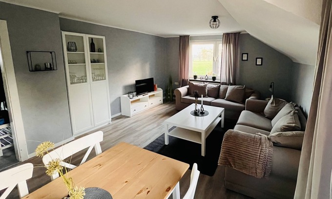 Detern Condo | Cozy vacation apartment with a view of the countryside