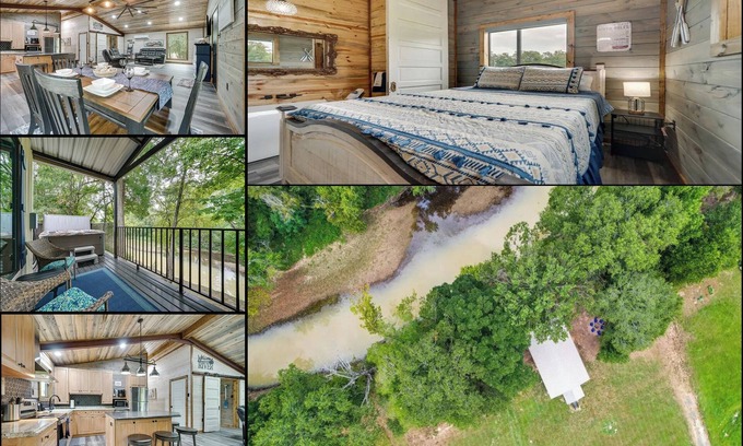 Golden Cabin | Cozy *water front cabin* for 4 w/kayaks, fire pit