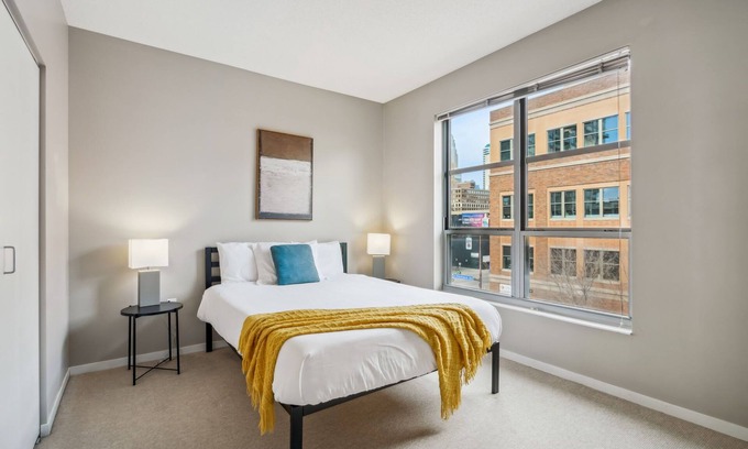 Mill District Apartment | CozySuites 2BR Mill District with pool, gym #04