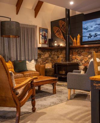 Thredbo House | Crackenback Castle free standing chalet with fire place
