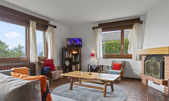 Randogne Apartment | Crans-Montana, 6 pers - private parking & PMR