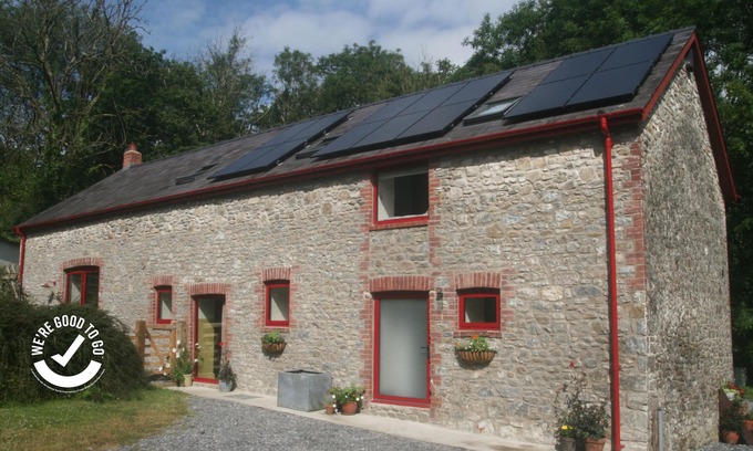 Llansadwrn House | Creatively converted barn in rural hideaway in easy reach of the M4/A40