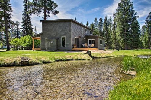 Lincoln House | Creekfront Lincoln Home, Steps from Downtown!