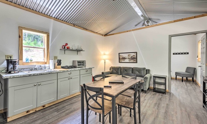 East Tallassee Cabin | Creekside Cabin Retreat w/Community Fire Pit