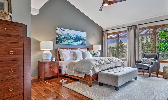 Canmore Condo | Creekside Luxury Penthouse| | Mountain Views | Hot Tub | Prime Location