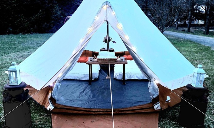 New Milford RV Rental | Creekside Retreat Tent