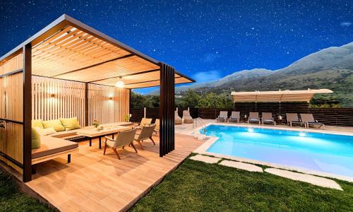Kavallos Villa | Cretan Sunrise Villa Heated Pool