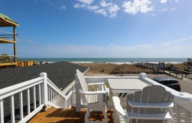 Kure Beach Apartment | Crystal Shores Unit 1 - Relaxing Ocean Front Condo with Breathtaking Views condo