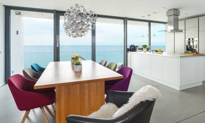 Olpenitz House | CUBE23: Luxury holiday home with fitness and wellness floor, roof terrace & sea view