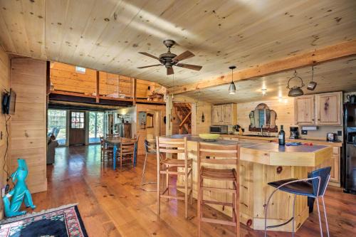 Cullowhee House | Cullowhee Getaway with Fireplace on Private Meadow