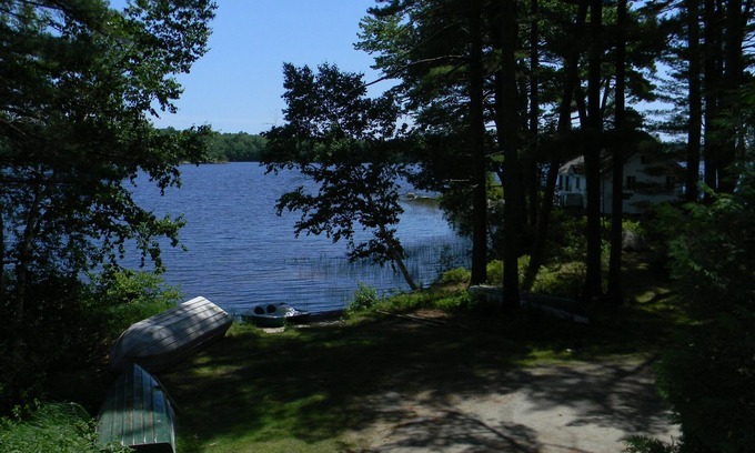 Damariscotta Cottage | Cute Boathouse Cottage (Bottom floor) with lake views on Pemaquid Lake