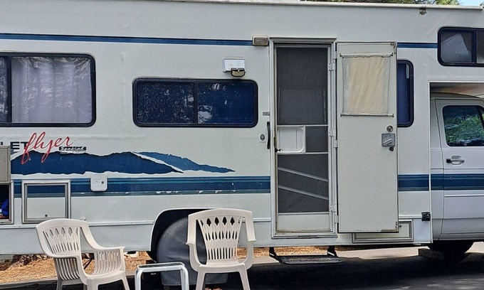 Phoenix Lake-Cedar Ridge House | Cute RV in the forested mountains at Cedar Ridge, Sonora for your vacation.