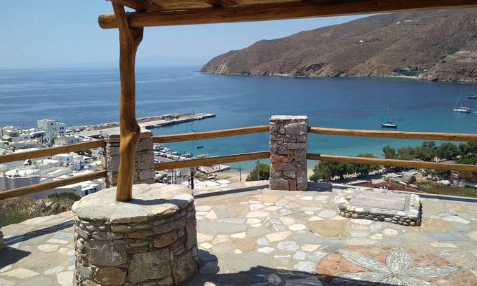 Aegiali House | Cycladic Spirit & Dreamed View on the Aegean