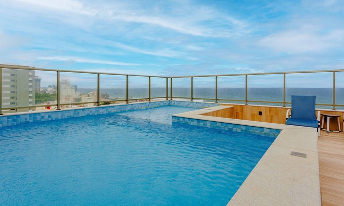Costa Azul Apartment | CZ01 Beautiful Bedroom and Living Room with Sea View