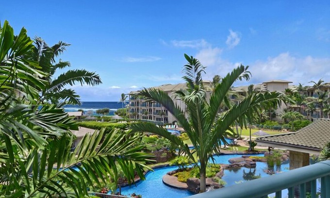 Wailua Condo | D312 - Ocean & Pool View Suite, Amazing Location, Centrally Located & Stunning!