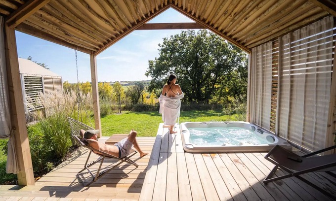 Vaire Ski Chalet | Damona Lodges * - Lodge Suite and Spa - Rustic 2 people