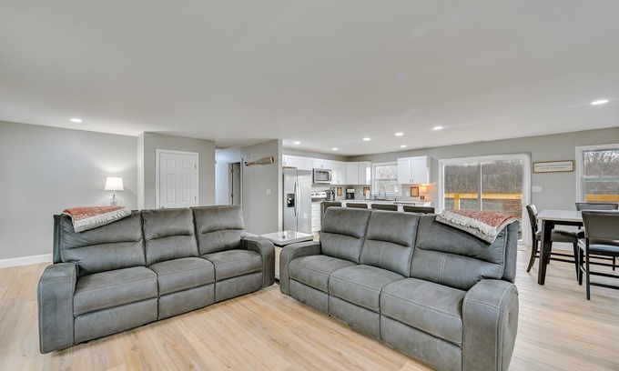 Danville House | Danville Herrington Lake Retreat w/ Deck & Hot Tub