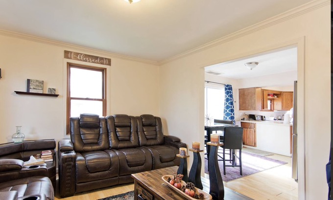 Dearborn Heights House | Dbl lot entire two story Equipped w/future tech, the Home sits on a double lot