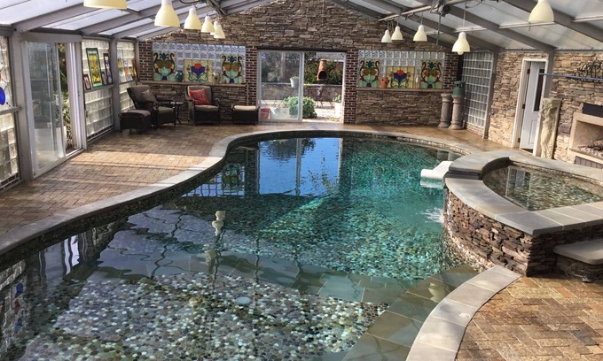 Highland Other | DC Indoor pool will be heated heated March, April and May. Horse farm main level