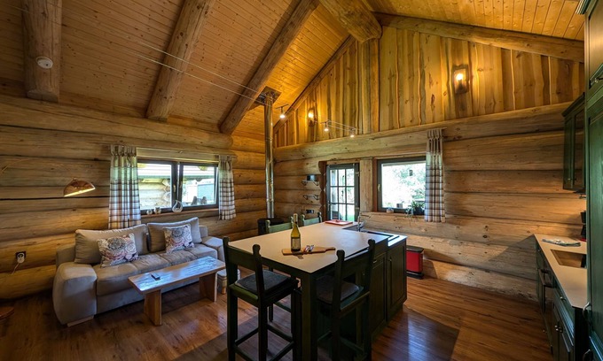 Gross Nemerow Cabin | Log Cabins Naturstammhaus Ostsee 14 - Feriendorf Tollensesee