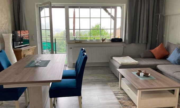 Poppenhausen Apartment | Apartment/apartment 1, shower, WC, 1 bedroom - Ferienhaus Abtsroda