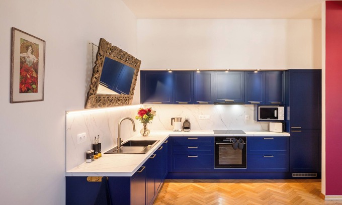 Stare Mesto Apartment | Decadent Art Deco Apartment in Old Town