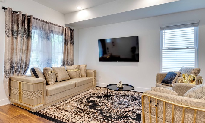 Mapleton/Fall Creek House | Deck: Central Indy Retreat in Walkable Location!