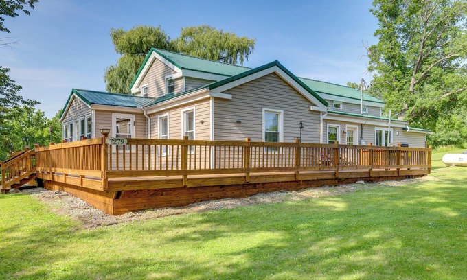 Ovid House | Deck & Hot Tub: Pet-Friendly Seneca Lake Home!