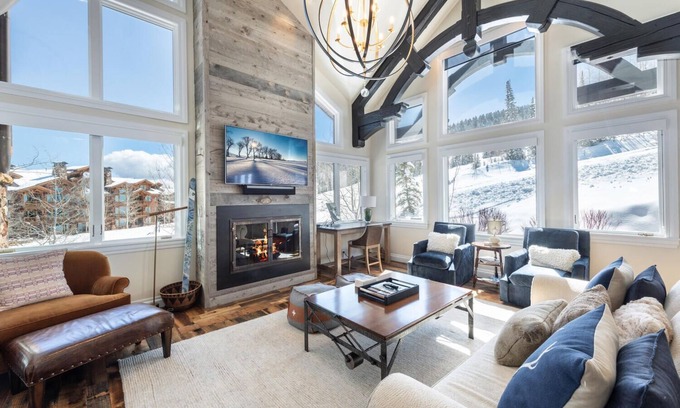Empire Pass House | Deer Valley luxury mountainside escape, outdoor seating, private hot tub, walk to hiking trails