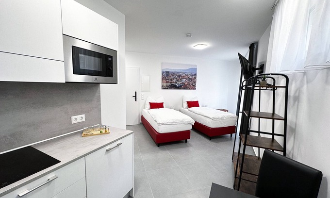 Sankt Leonhard Apartment | Deluxe 15 - Twin Room with Kitchen